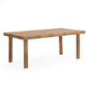 Sonoma Natural Outdoor Wicker with Cushions 4 Piece Swivel Sofa Group + 65 x 34 in. Poly Rattan Lounge Height Coffee Table