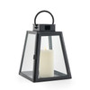 Tapered Prism Lantern, Iron - 12 in