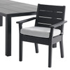 Montauk Polymer with Cushions 9 Piece Dining Set + 96 x 44 in. Table