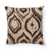 18 in. Beige Ikat Throw Pillow | Chair King Backyard Store