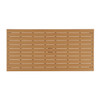 Sonoma Aged Bronze Aluminum with Natural Poly Rattan Slat Top 84 x 40 in. Dining Table