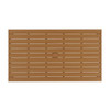 Sonoma Aged Bronze Aluminum with Natural Poly Rattan Slat Top 72 x 40 in. Dining Table
