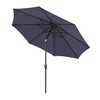 Tempo 9 ft. Aluminum Push Button Tilt Market Umbrella