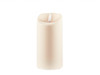 3 x 5.9 In. Ivory Warm White LED Outdoor Table Pillar Candle
