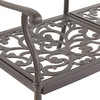 Milan Aged Bronze Cast Aluminum Loveseat