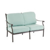 Milan Aged Bronze Cast Aluminum Loveseat