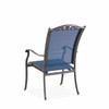 Bellagio Desert Bronze Aluminum and Sapphire Sling Dining Chair