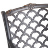 Bordeaux Golden Bronze Cast Aluminum Estate Club Chair