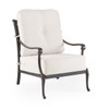 Bordeaux Golden Bronze Cast Aluminum Estate Club Chair