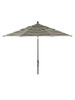 Treasure Garden 11 ft. Clayton Zen Canopy and Bronze Aluminum Market Umbrella (UM812)