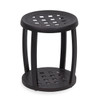 Aged Bronze Cast Aluminum 16 in. D Garden Stool