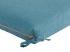 25 x 24.5 in. Cast Lagoon Sunbrella Hampton Seat Club Chair Cushion