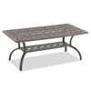 Milan Aged Bronze Cast Aluminum 45 x 24 in. Coffee Table