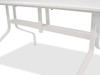 Harborview River White Polymer 60 x 30 in. Dining Table