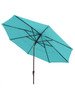 Treasure Garden 9 ft. Aqua Canopy and Bronze Aluminum Market Umbrella (UM910)