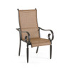 Amalfi Aged Bronze and Mocha Sling Dining Chair