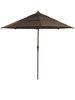 Treasure Garden 11 ft. Canvas Walnut Canopy and Bronze Aluminum Market Umbrella (UM812)