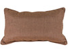 Cast Teak Sunbrella 19 x 11 in. Lumbar Pillow