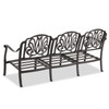 Cadiz Aged Bronze Cast Aluminum Sofa