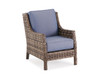 Cabo Caribou Outdoor Wicker and Remy Denim Cushion 3 Pc. Sofa Group with 40 x 28 in. Coffee Table