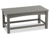 Surfside Slate Grey Polymer and Remy Petrol Cushion 3 Pc. Loveseat Group with 36 x 18 in. Coffee Table