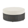 San Lucas Outdoor Wicker with Cushions 42 in. D Ottoman