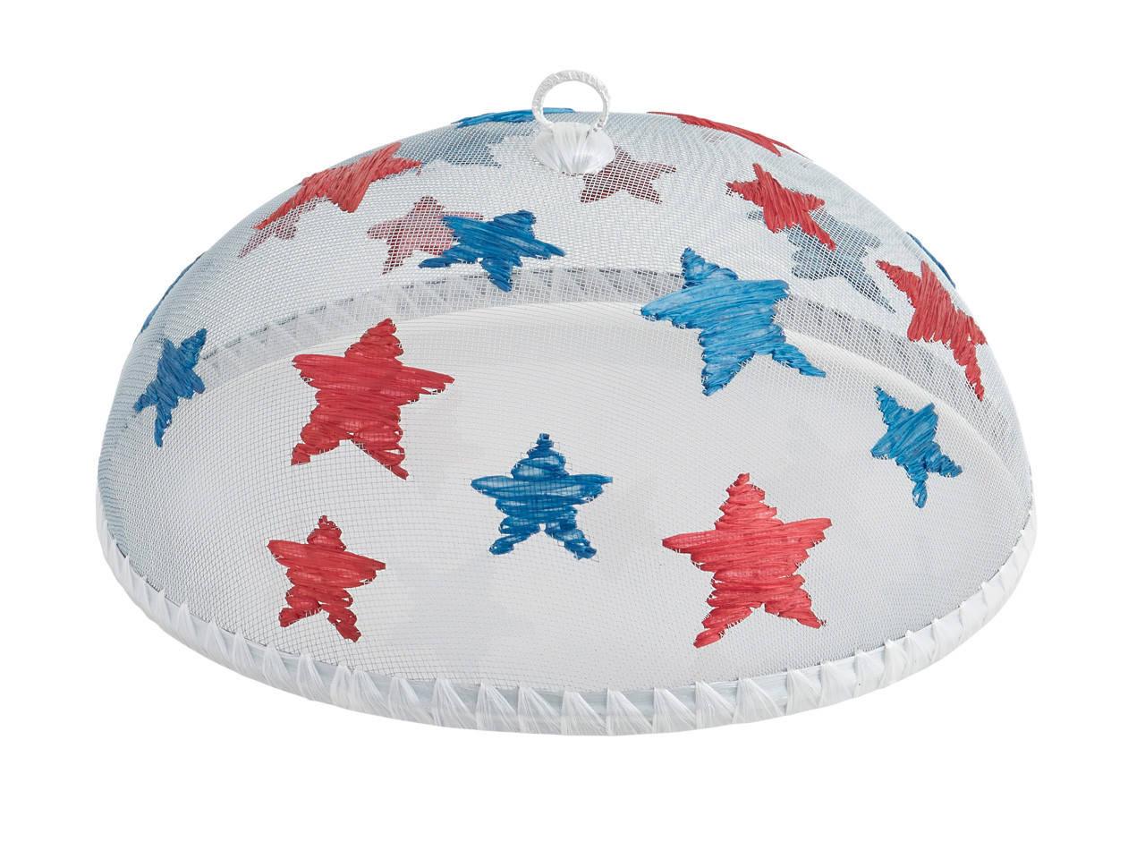 Patriotic Star Embroidered Food Dome