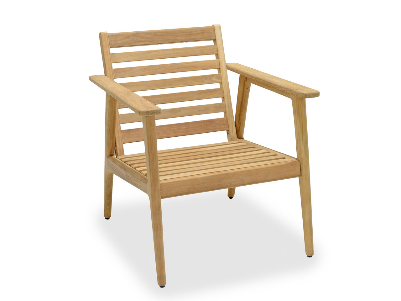 Bristol Natural Stain Solid Teak Club Chair Frame