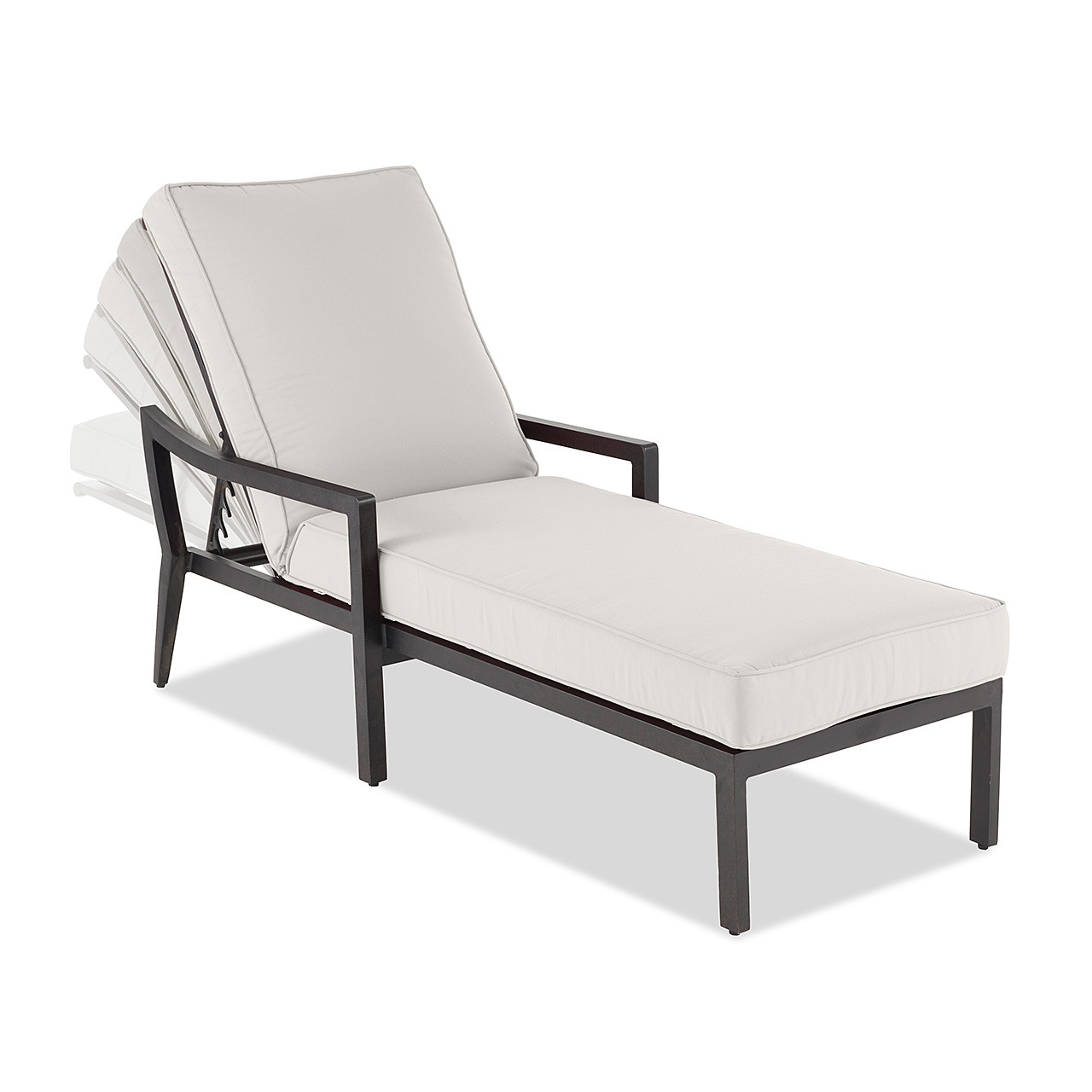 Hill Country Aged Bronze Aluminum with Cushions Chaise Lounge