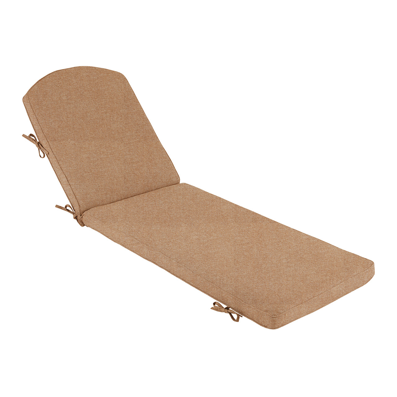 82 x 24 in. Kahlua Sunbelievable Self-Welt Hinged Chaise Lounge Cushion