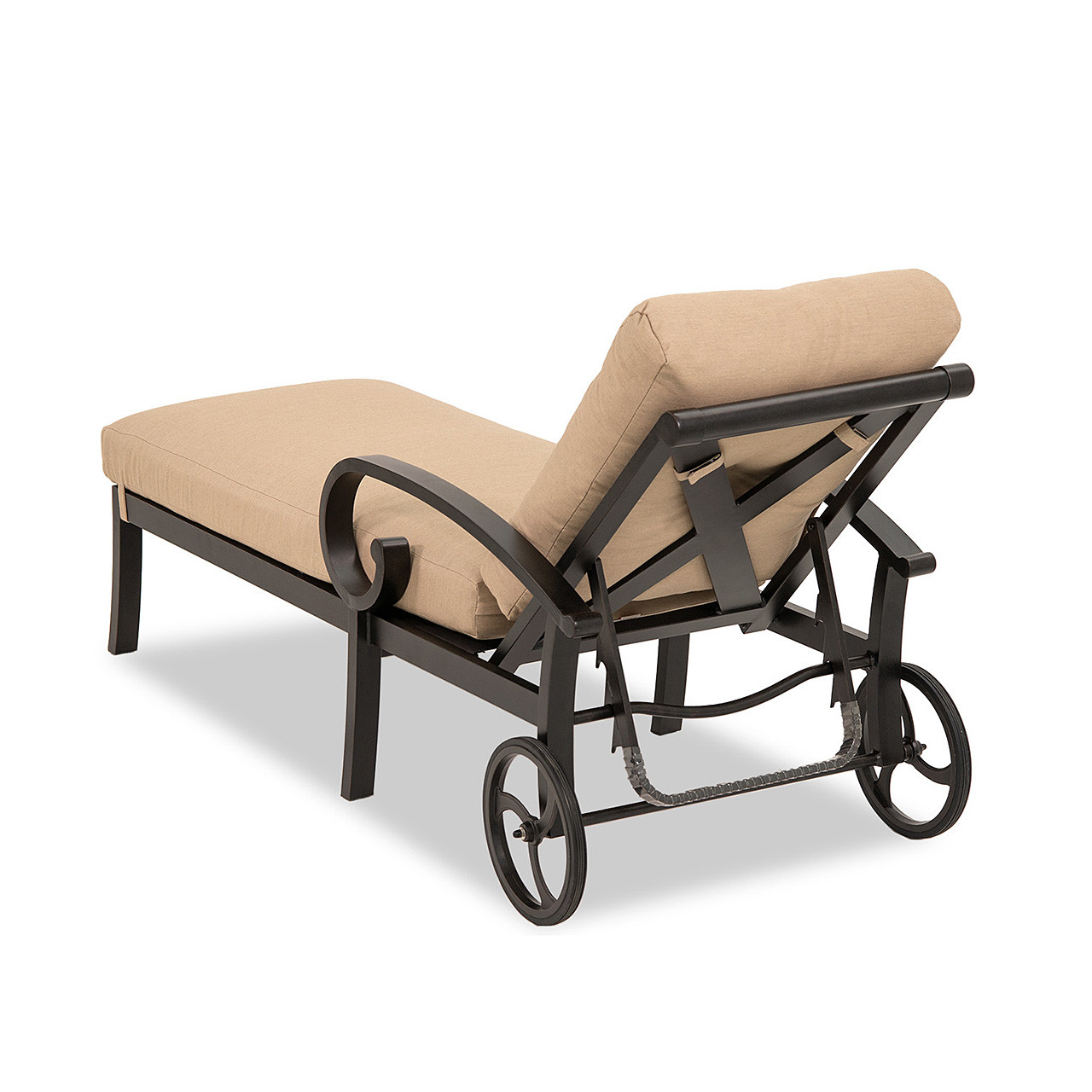 Solstice Aged Bronze Aluminum with Cushions Chaise Lounge