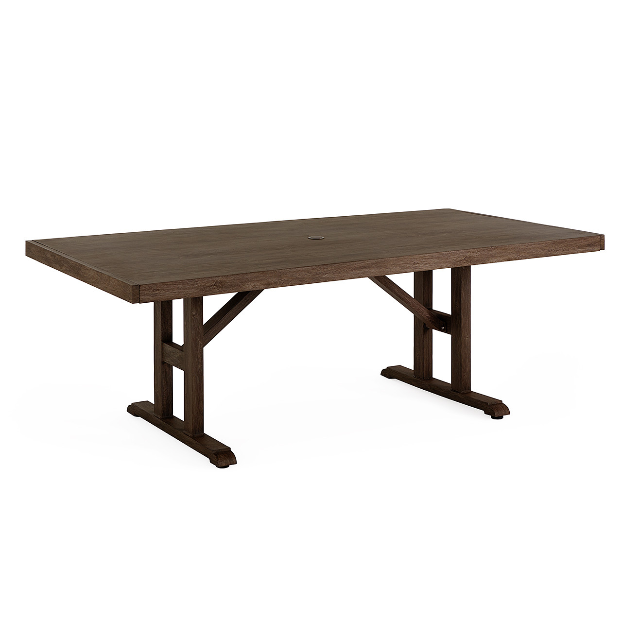 Tangiers Aluminum 84-112 x 44 in. Extension Dining Table