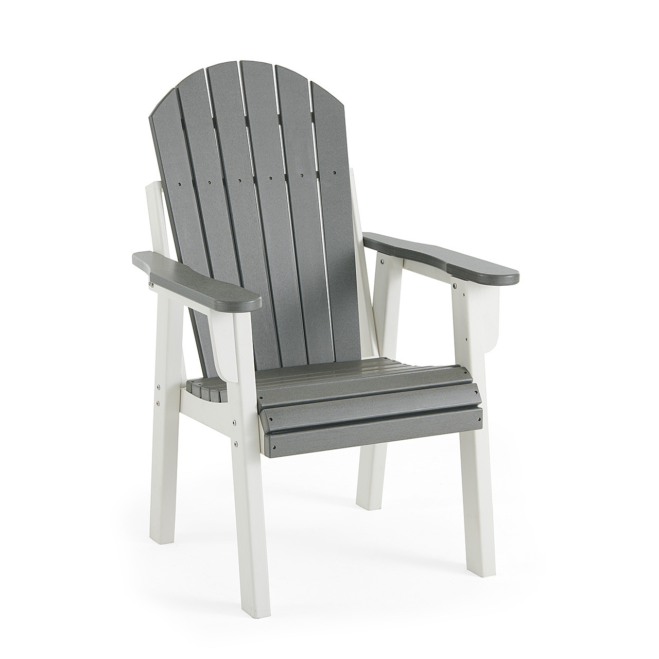 Farmhouse Polymer High Back Dining Chair