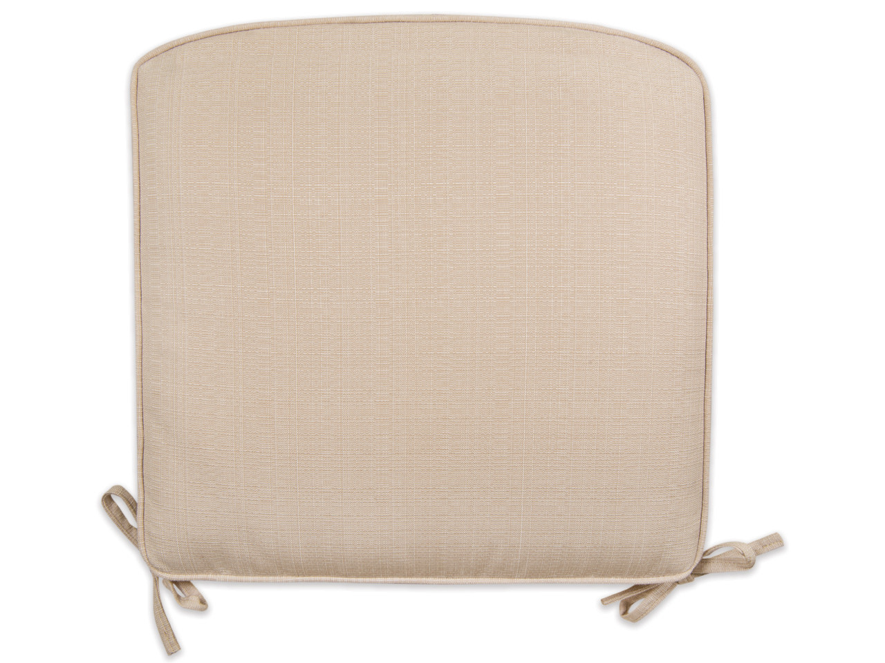 20 x 20 in. Linen Antique Beige Chair Seat Cushion - Sunbrella Acrylic