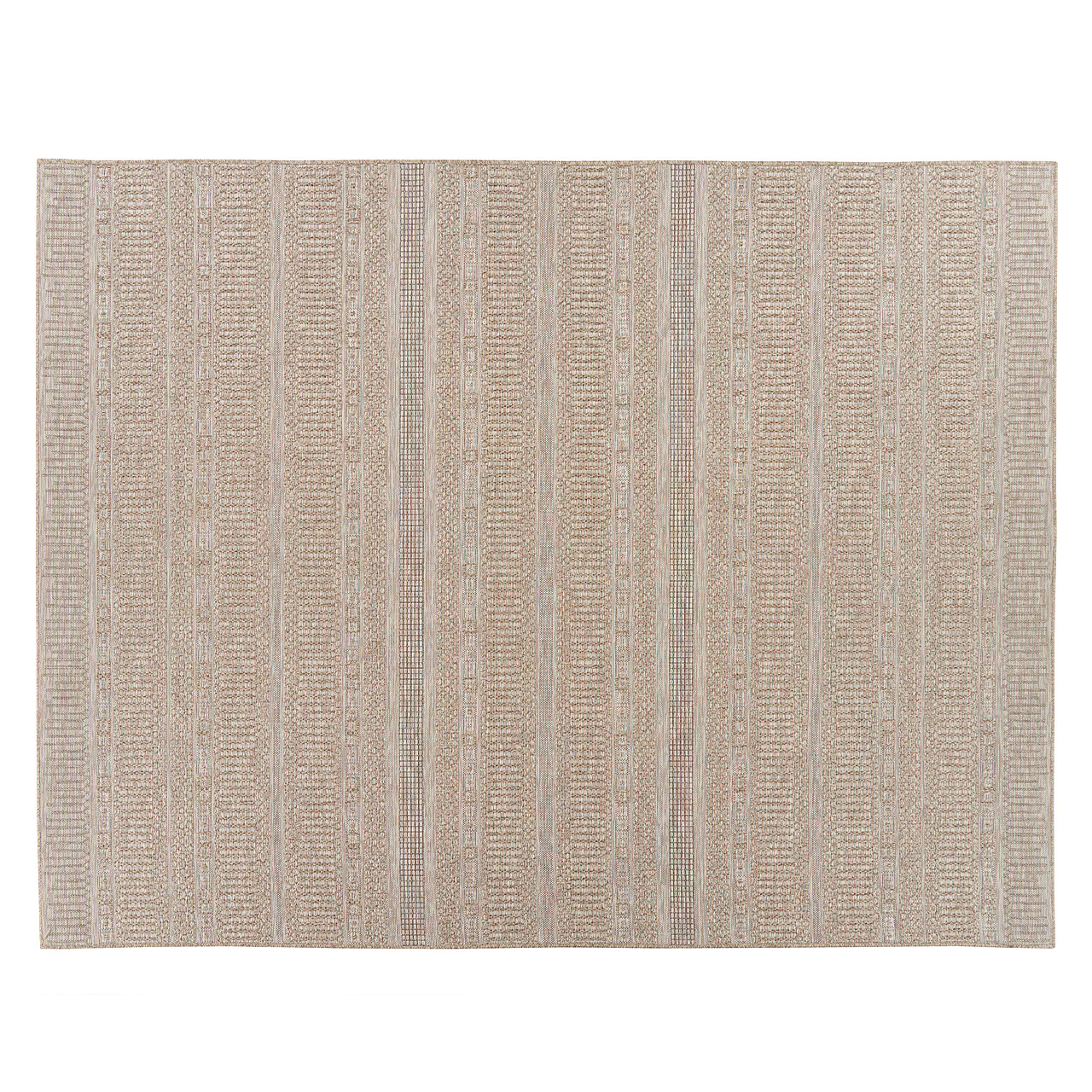 Stripe Natural 7.10 ft. x 9.10 ft. Rug