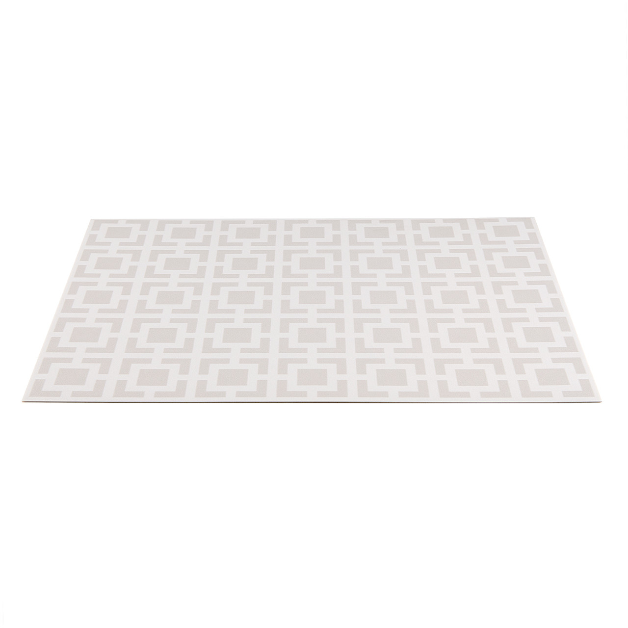 13 x 19 in. Beige Interlocking Squares Placemat