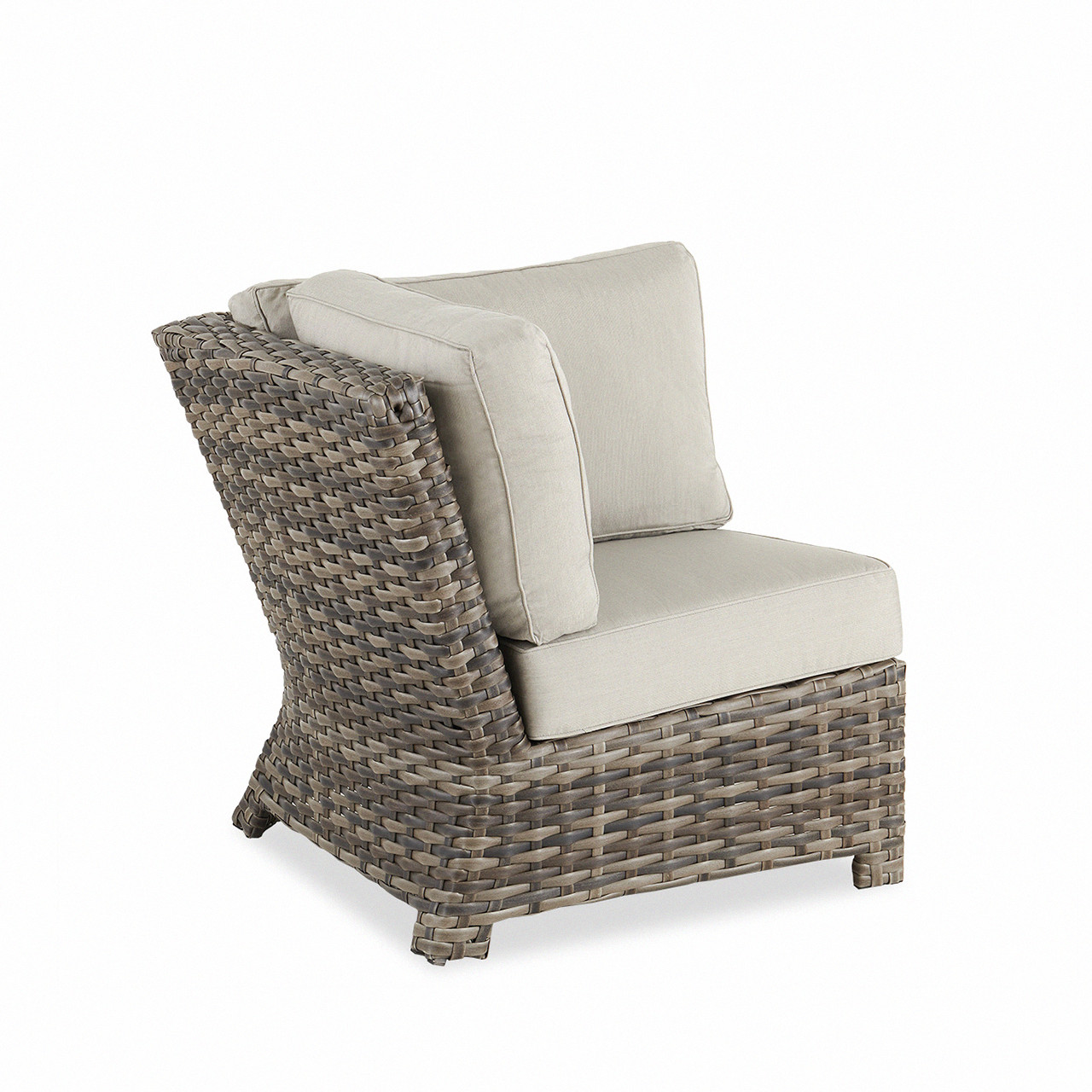Contempo Husk Outdoor Wicker with Cushions Corner Club Chair
