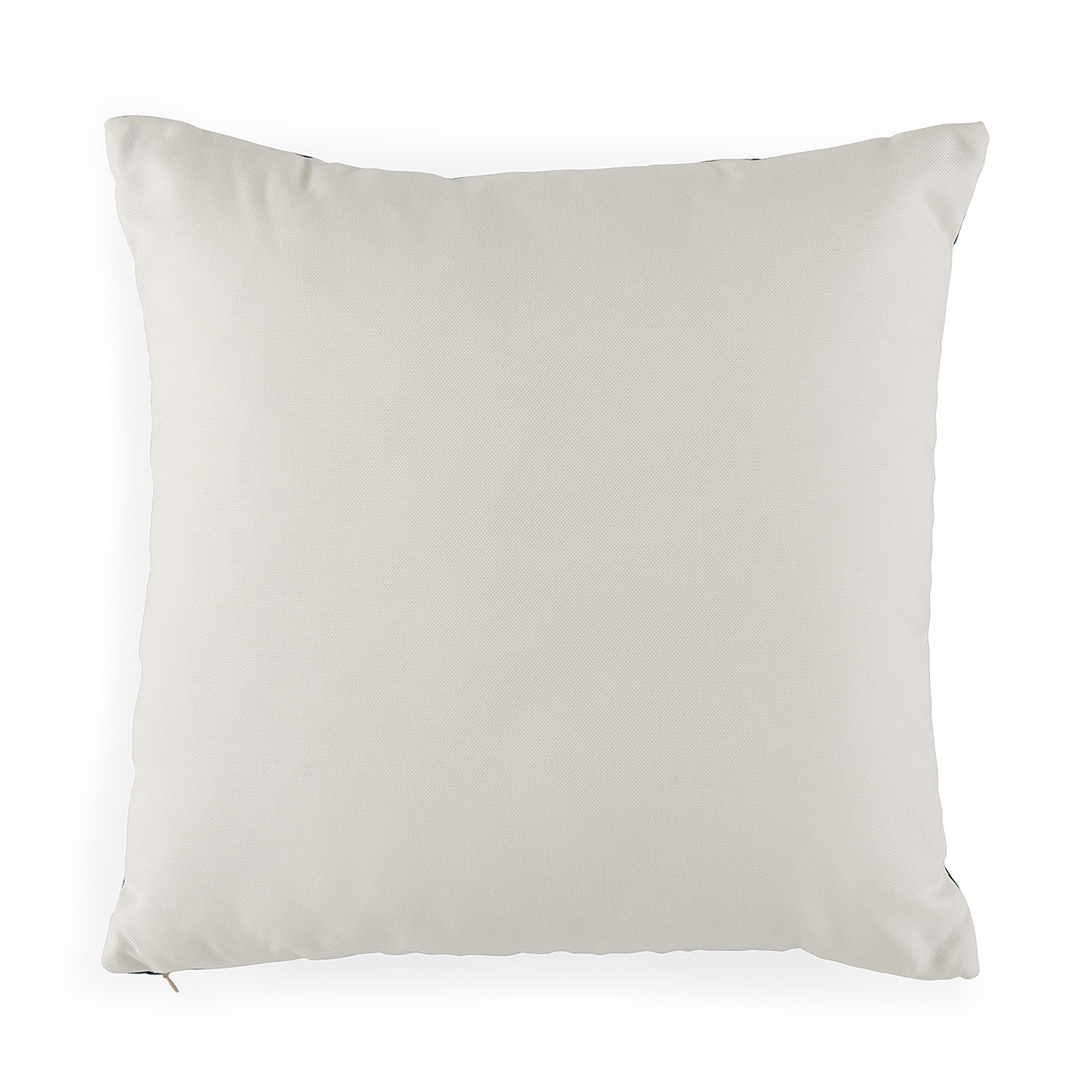 Canvas Forest Green and Mainstreet Snow 20 in. Sq. Throw Pillow