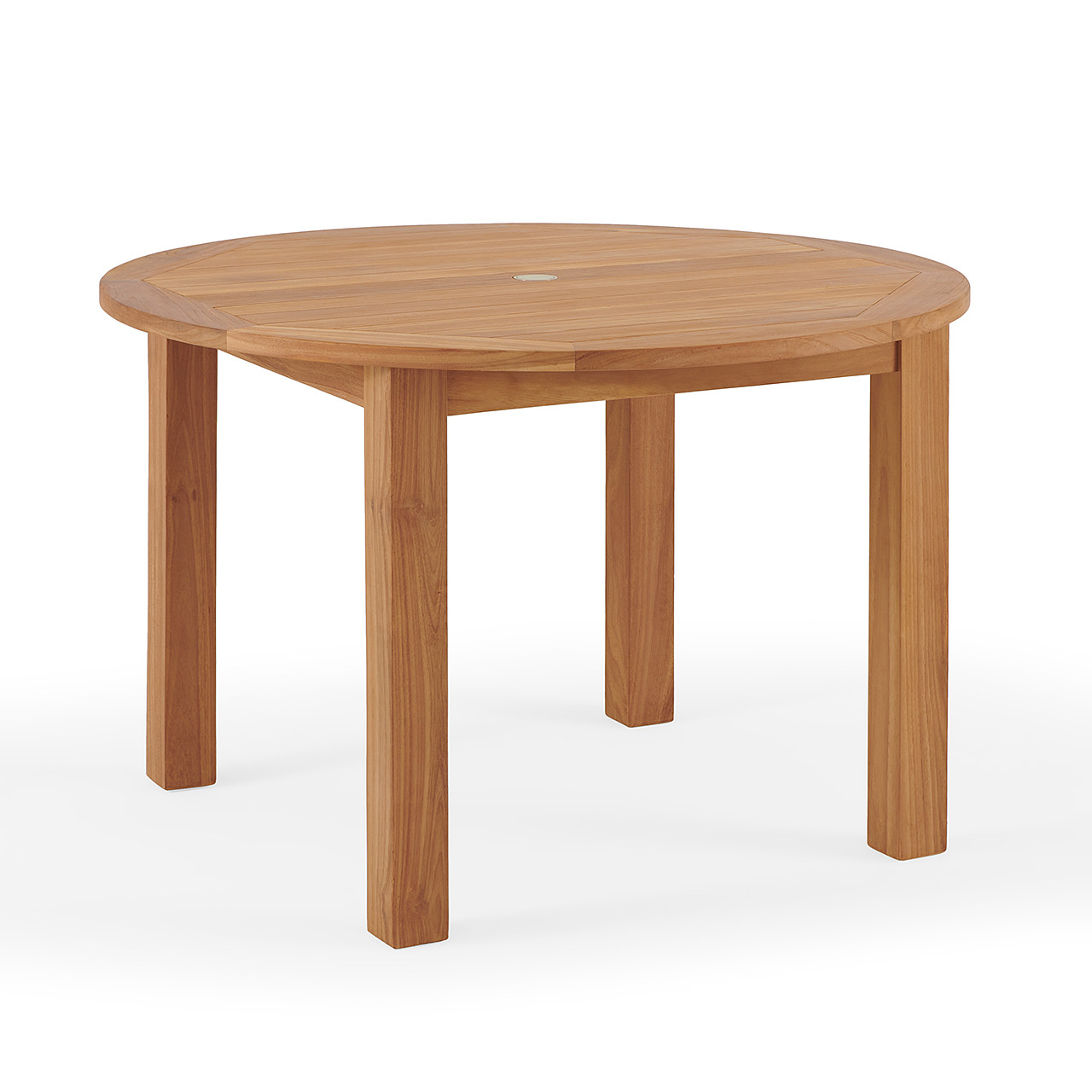 Oxford Teak 48 in. D Dining Table - Chair King Backyard Store