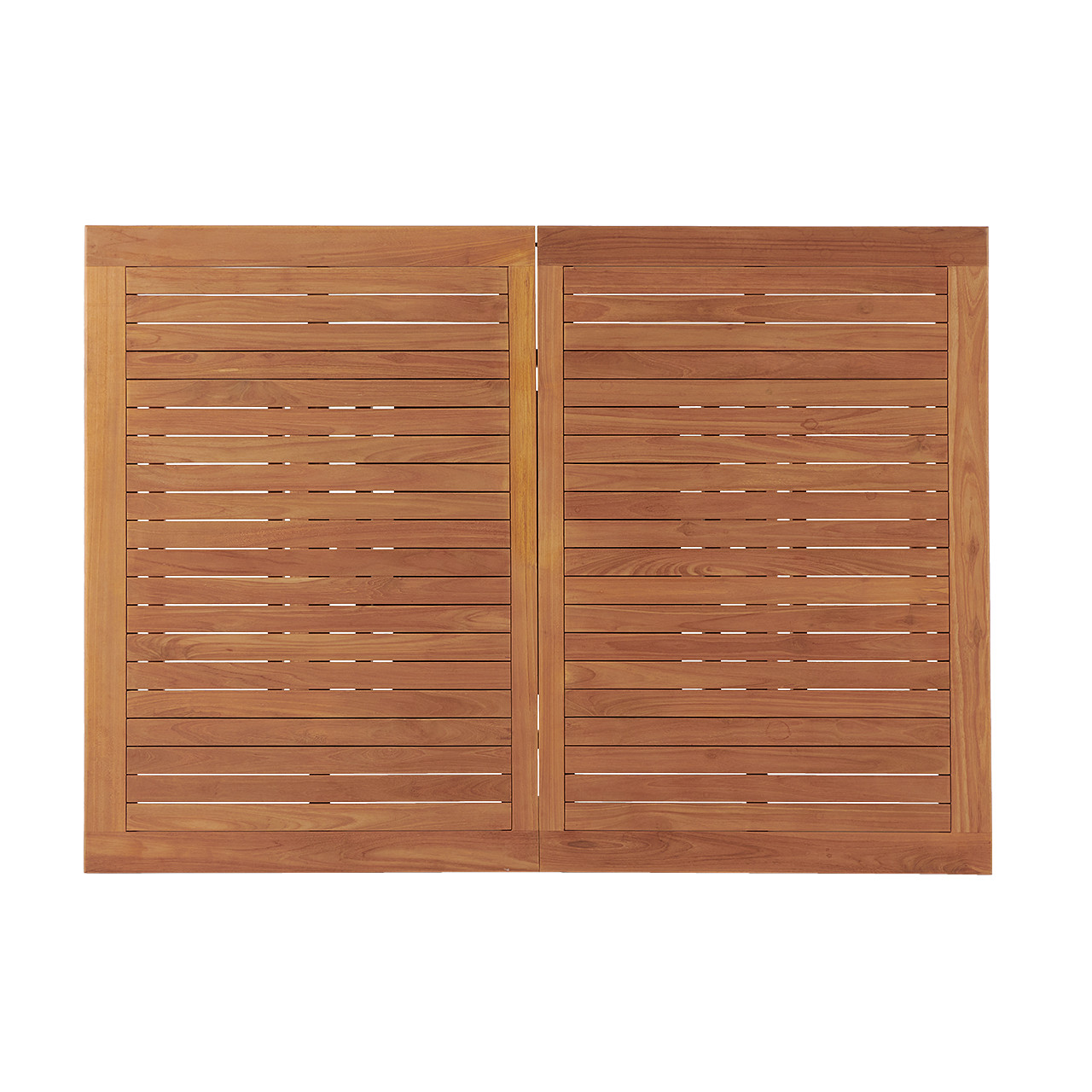 Bristol Teak 67-87 x 47 in. Rect. Extension Dining Table - Chair