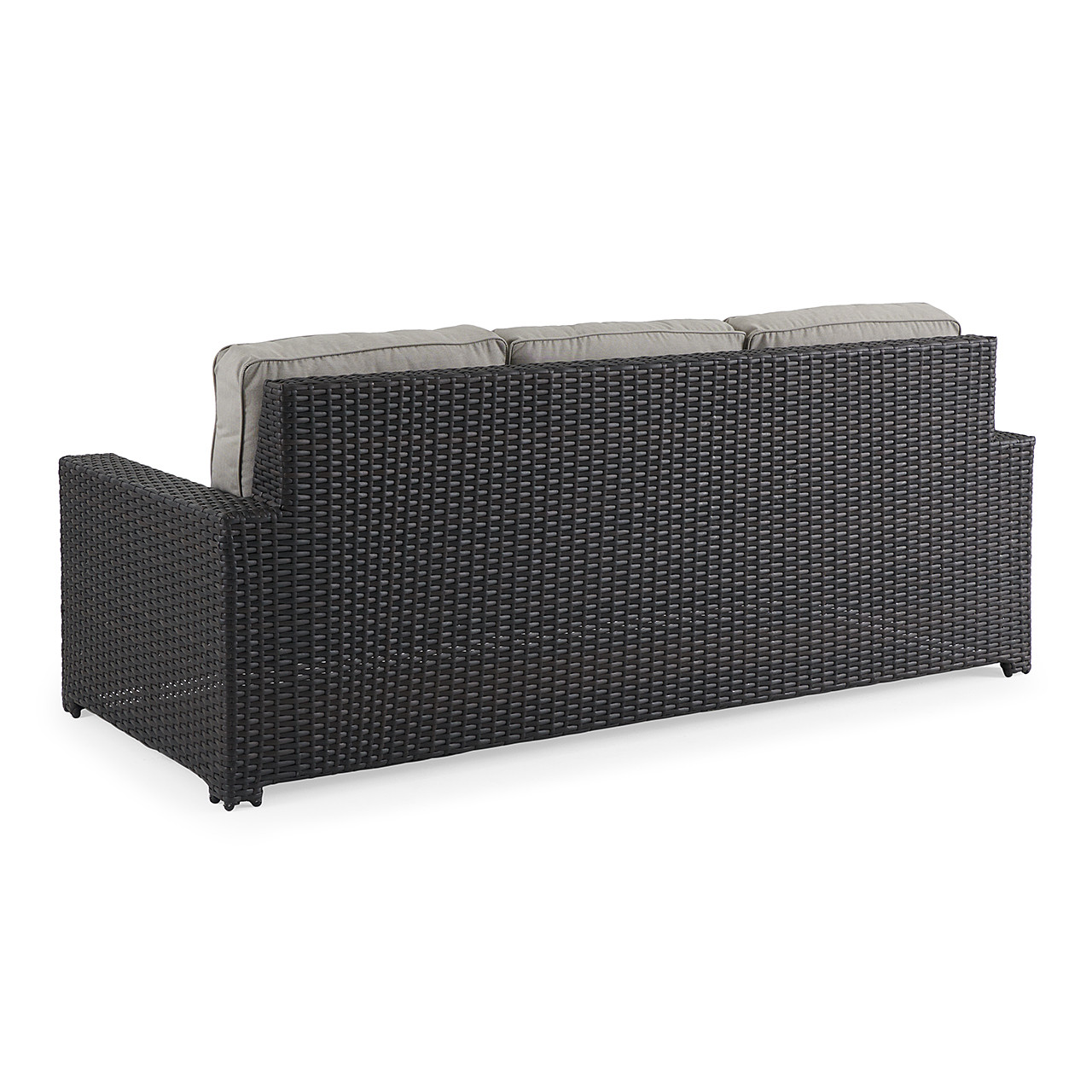 San Lucas Dark Elm Outdoor Wicker Sofa