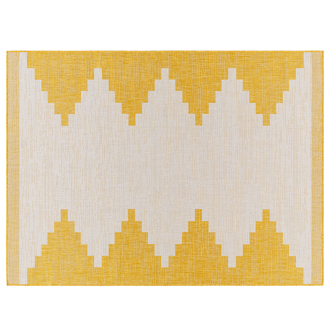 Yellow Aztec Stairs Rug - Chair King Backyard Store