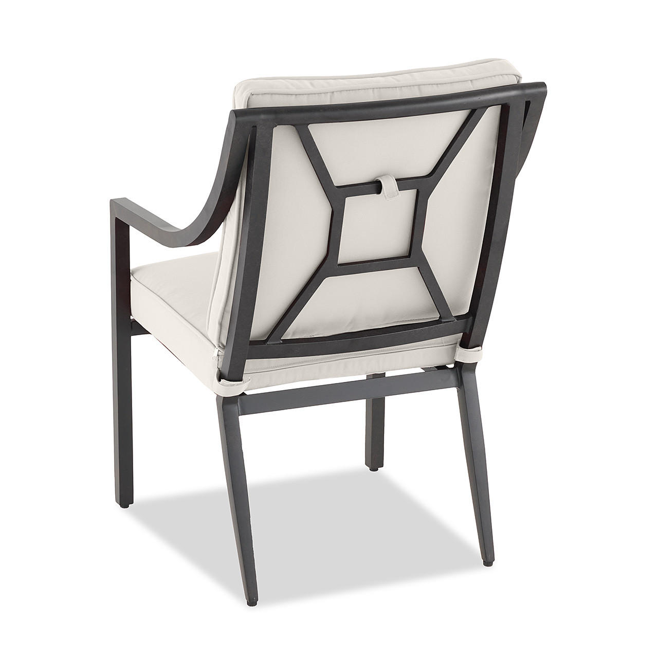 Hill Country Aged Bronze Aluminum with Cushions Dining Chair -