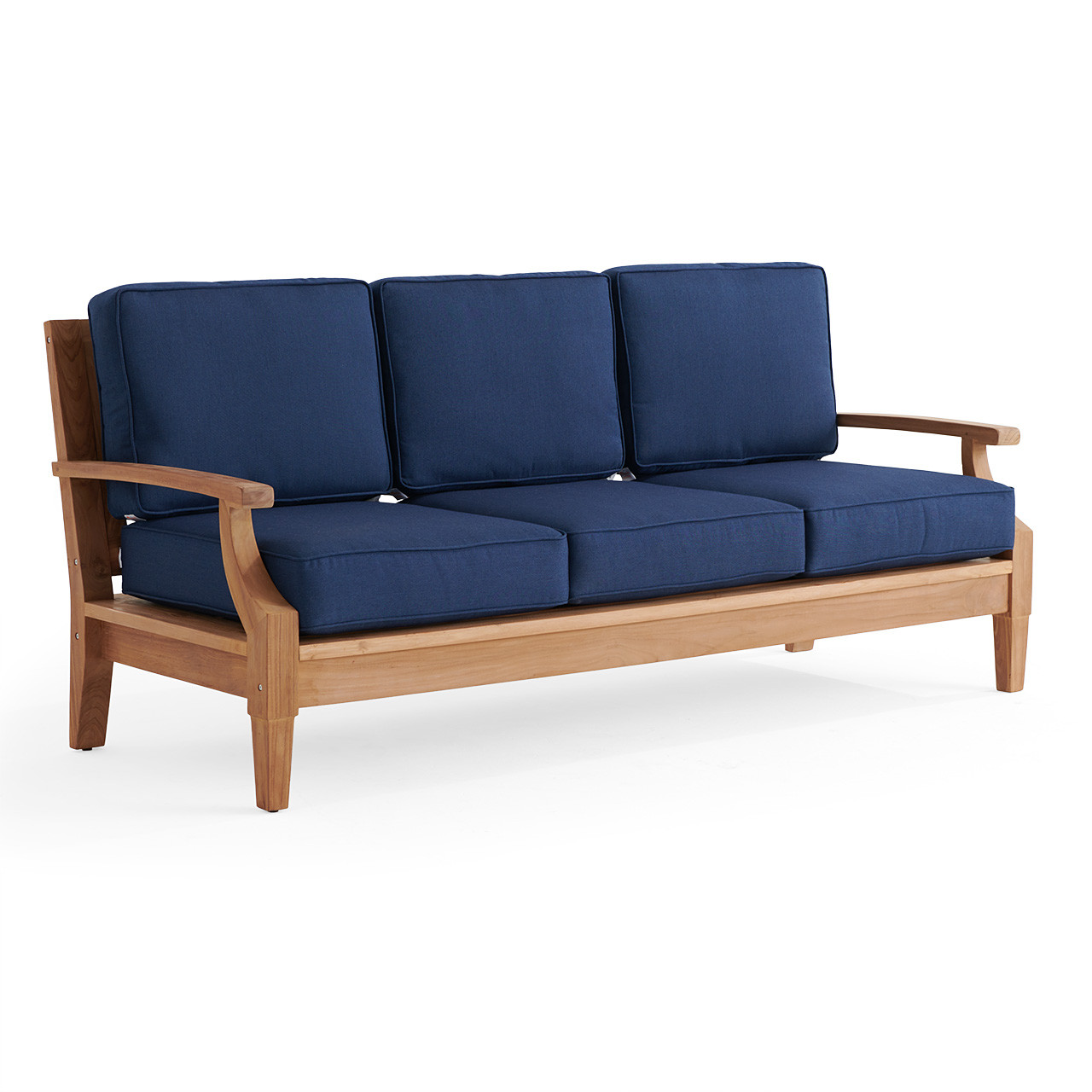 Grand Banks Teak with Cushions Sofa