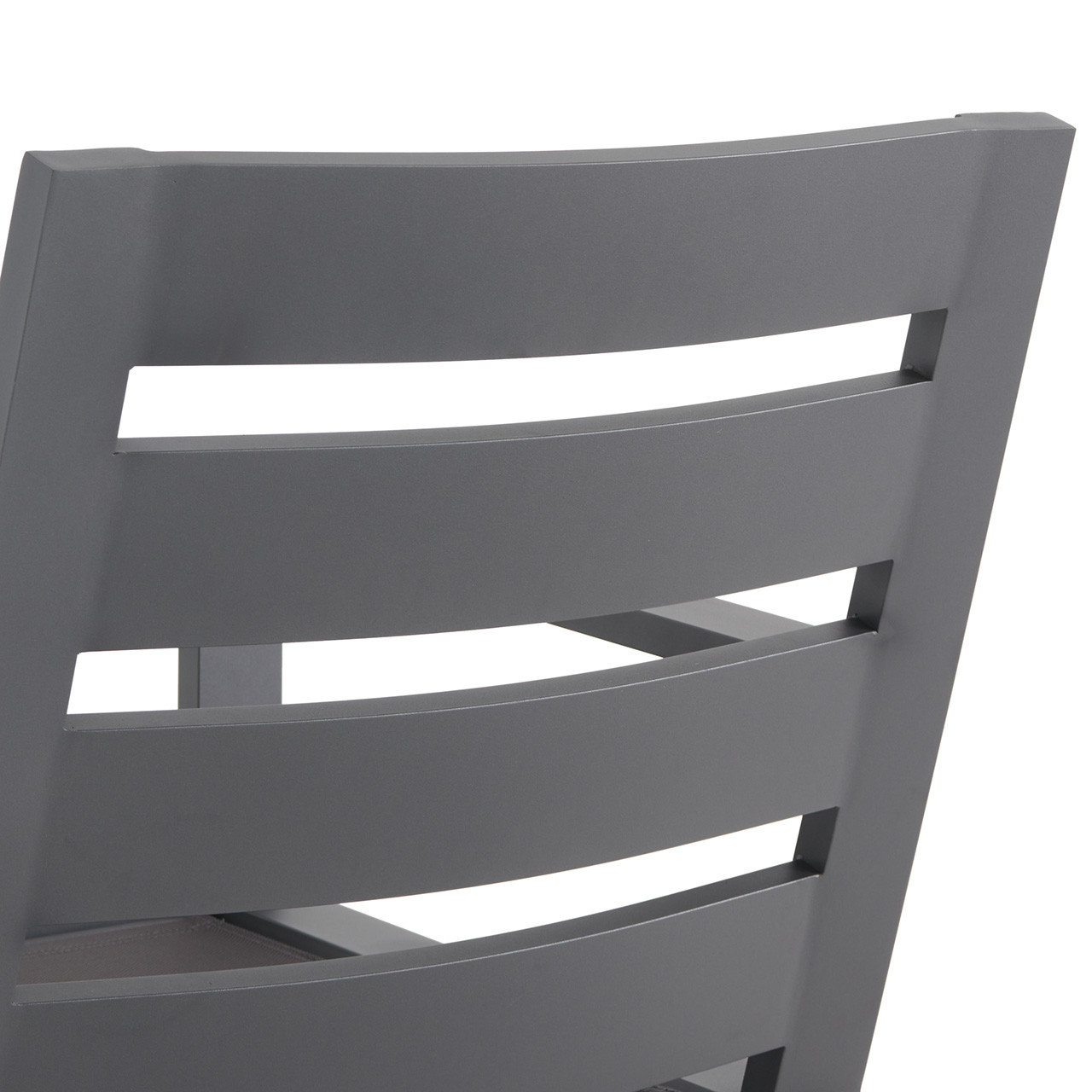 Montecito Charcoal Aluminum with Cushions Dining Chair