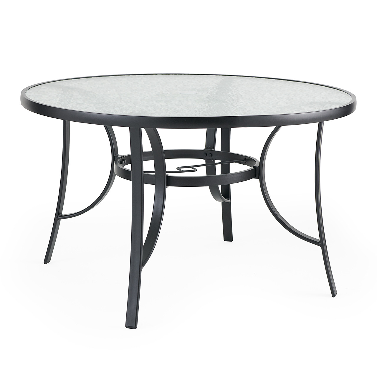 48 Inch Round Glass Patio Table Malibu Aluminum 48 D Glass Top