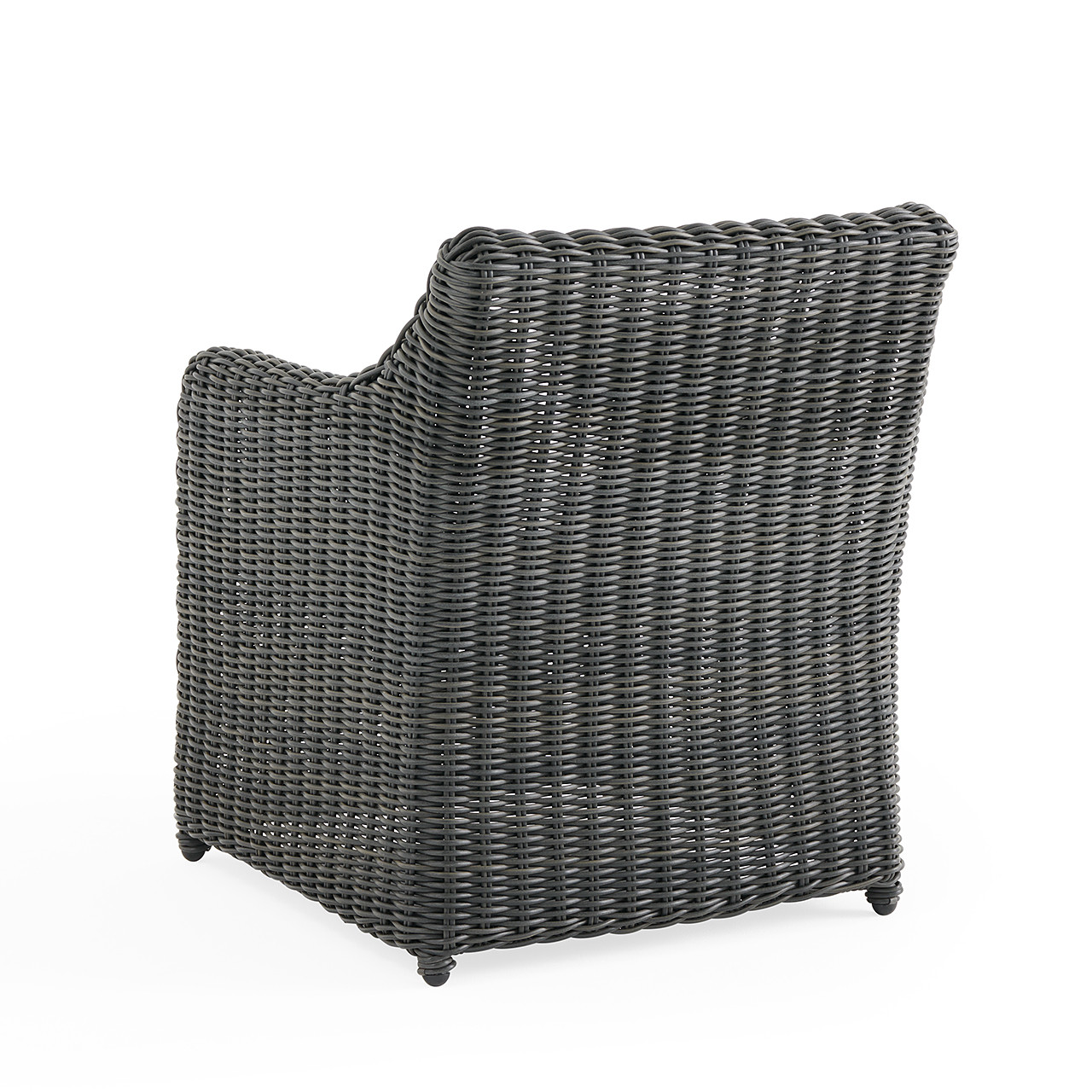 Laguna Smoke Outdoor Wicker with Cushions 6 Piece Bench Dining Set + Montecito 70 x 40 in. Table