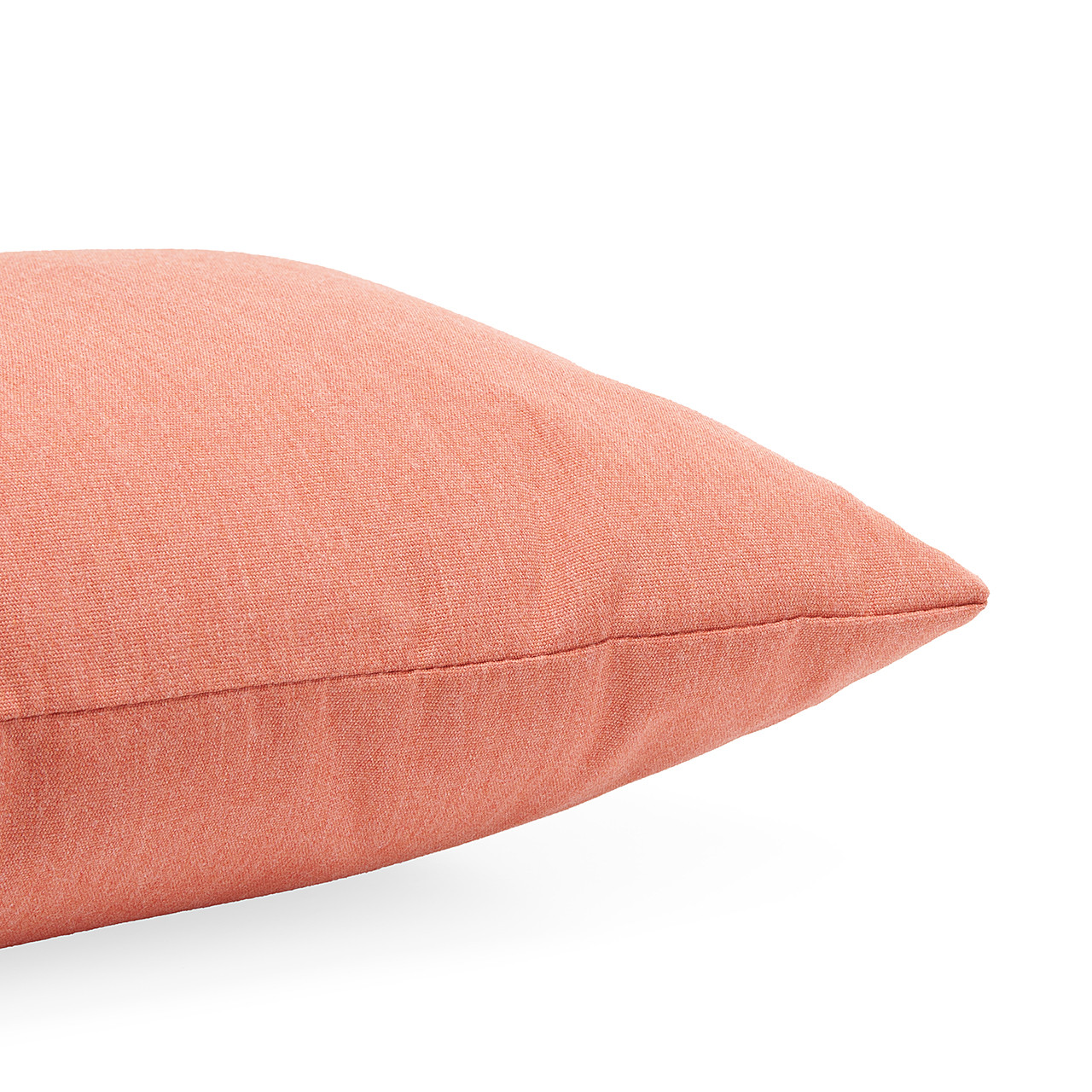 Canvas Persimmon 12 x 20 in. Lumbar Throw Pillow