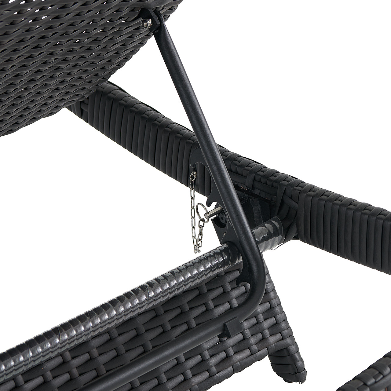 Terrace Outdoor Wicker 2 Piece Contour Chaise Lounge Set