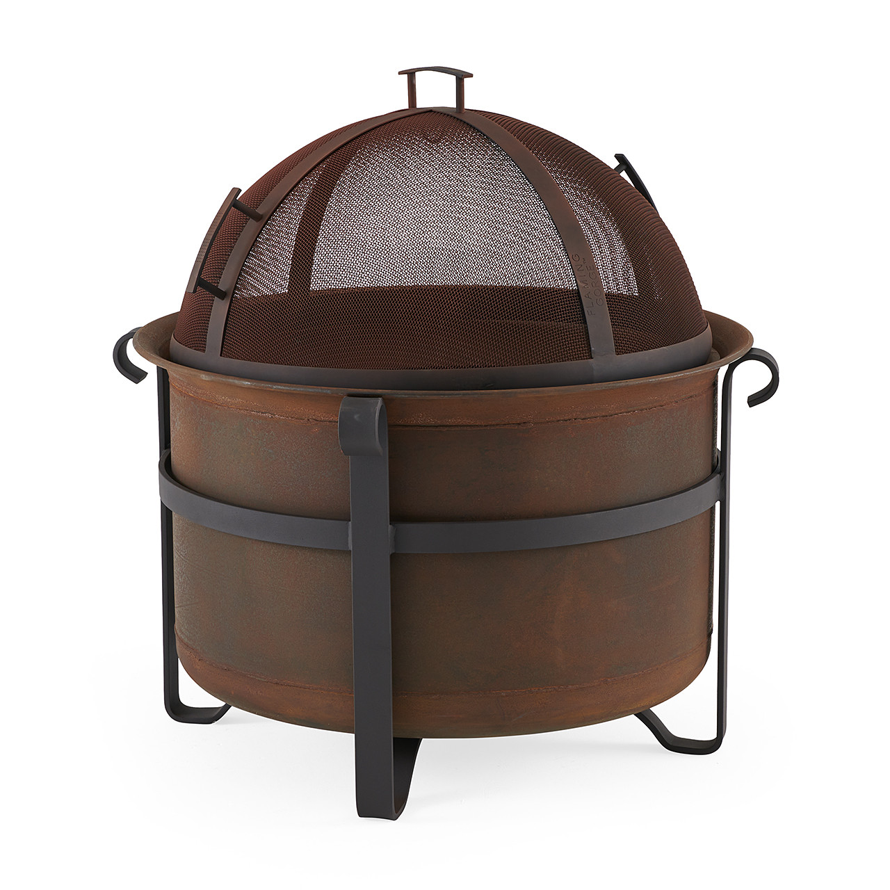 In-Store Only - Flaming Gorge Acadia Corten Steel 34 x 23 in. Fire Pit